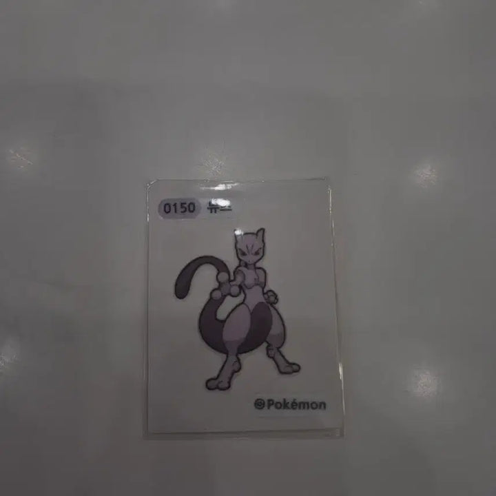 [BUNJANG] Pokemon Mewtwo Sticker 0150 / 포켓몬 뮤츠 0150 스티커