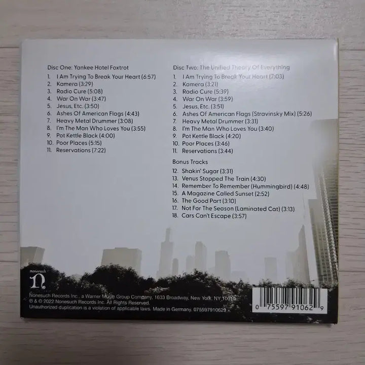 [BUNJANG] Wilco Yankee Hotel Foxtrot 2CD Expanded Edition / Wilco-Yankee hotel foxtrot 2CD, Expanded Edition