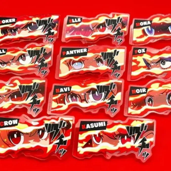 [BUNJANG] Persona Tactica Akechi Acrylic Badge / 페르소나 택티카 아케치 아크릴 뱃지