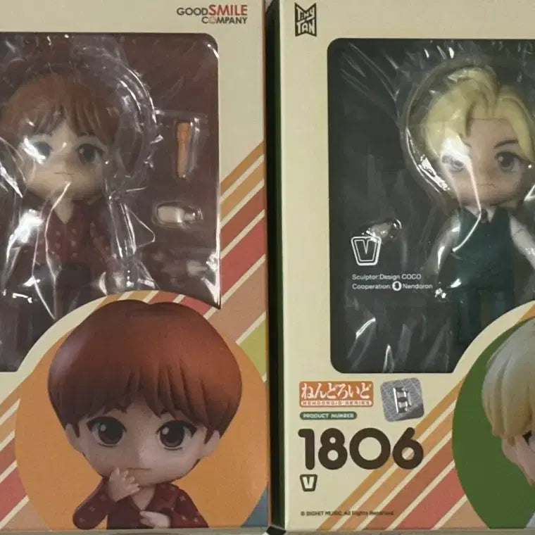 [BUNJANG] BTS Jin V Nendoroid Figure (Sealed) / 방탄소년단 BTS 진 뷔 넨도로이드 넨도 미개봉 상품