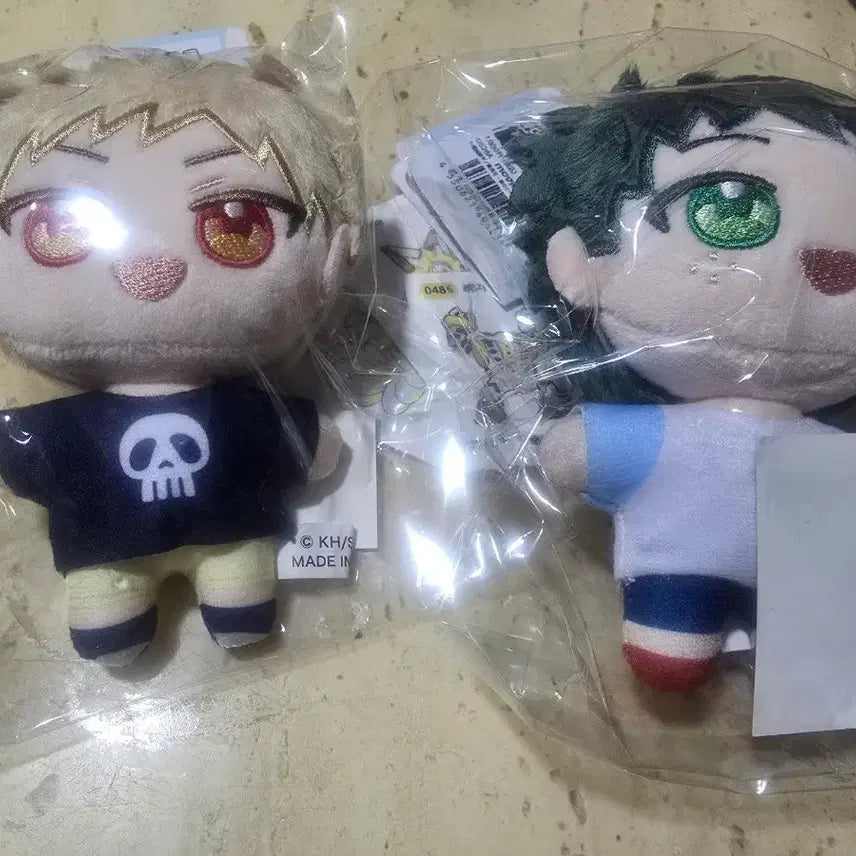[BUNJANG] My Hero Academia Pearl Plush Bundle Set Bakugo &amp; Deku / 나의 히어로 아카데미아 펄누이 인형 일괄세트 바쿠고 데쿠