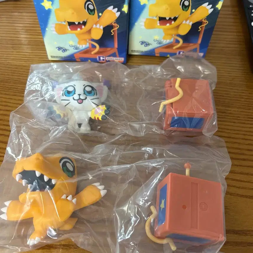 [BUNJANG] Digimon Adventure Okawa Bukubu Agumon Gatomon Bundle Set (Sealed) / 일괄)디지몬 어드벤처 오카와 부쿠부 아구몬 가트몬 미개봉