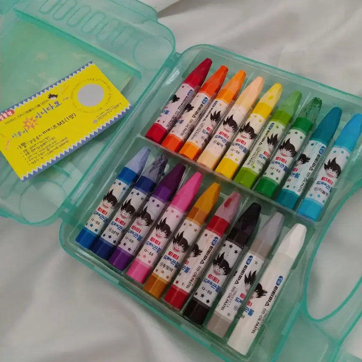 [BUNJANG] Dragon Ball TT Pastels 1998 Vintage Stationery / 1998년 드래곤볼 티티파스 / 고전 만화 옛날 크레파스 빈티지 문구 즉석경품권 만화책 닥터슬럼프