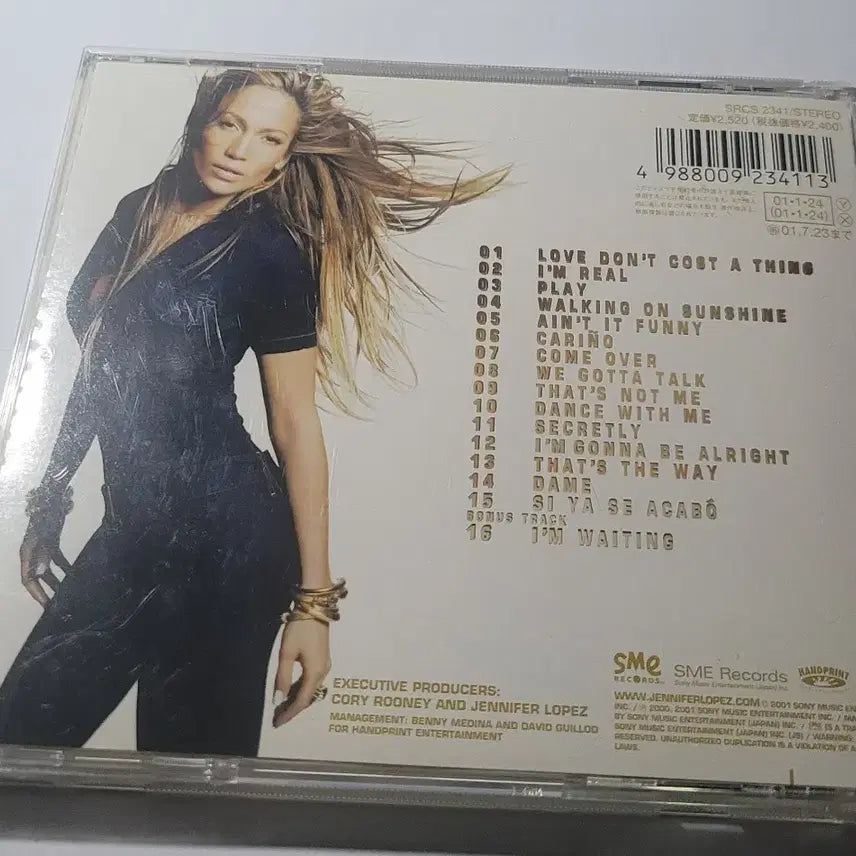 [BUNJANG] Jennifer Lopez J.Lo 2nd Album Japanese CD / [일본반/CD] 제니퍼 로페즈 jennifer lopez  J.Lo 2집
