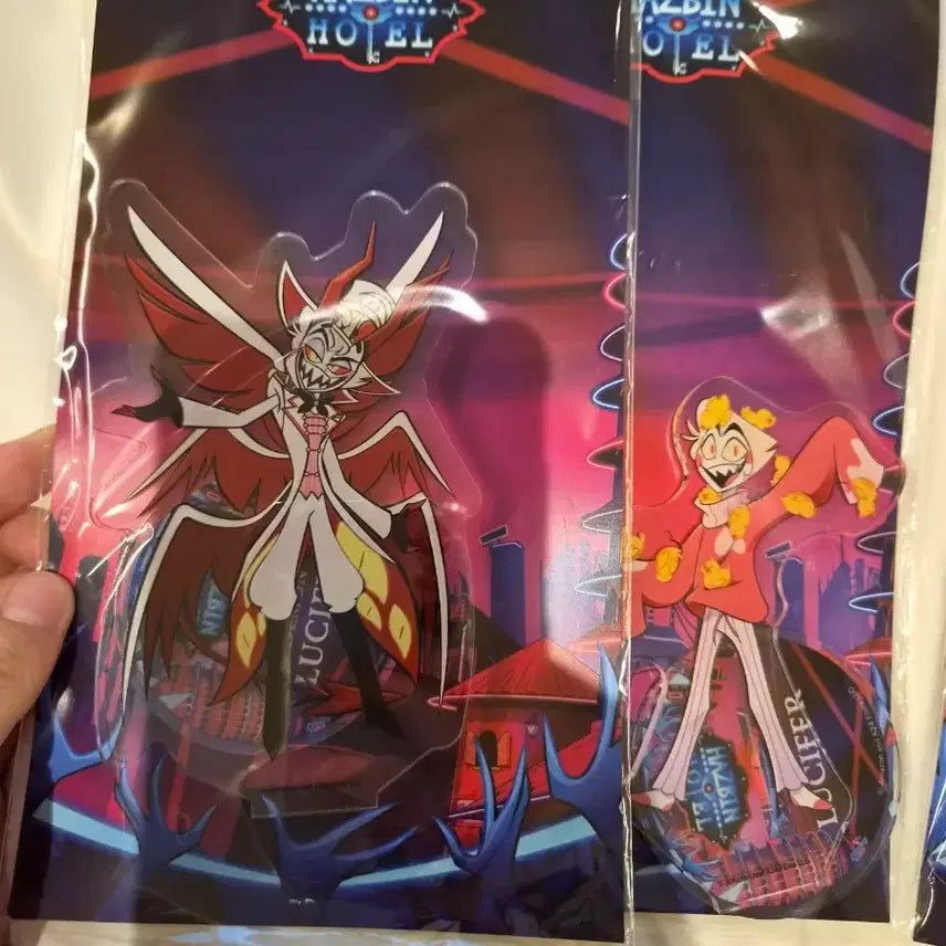 [BUNJANG] Hazbin Hotel Lucifer Acrylic Set / 해즈빈 호텔 루시퍼 아크릴 세트