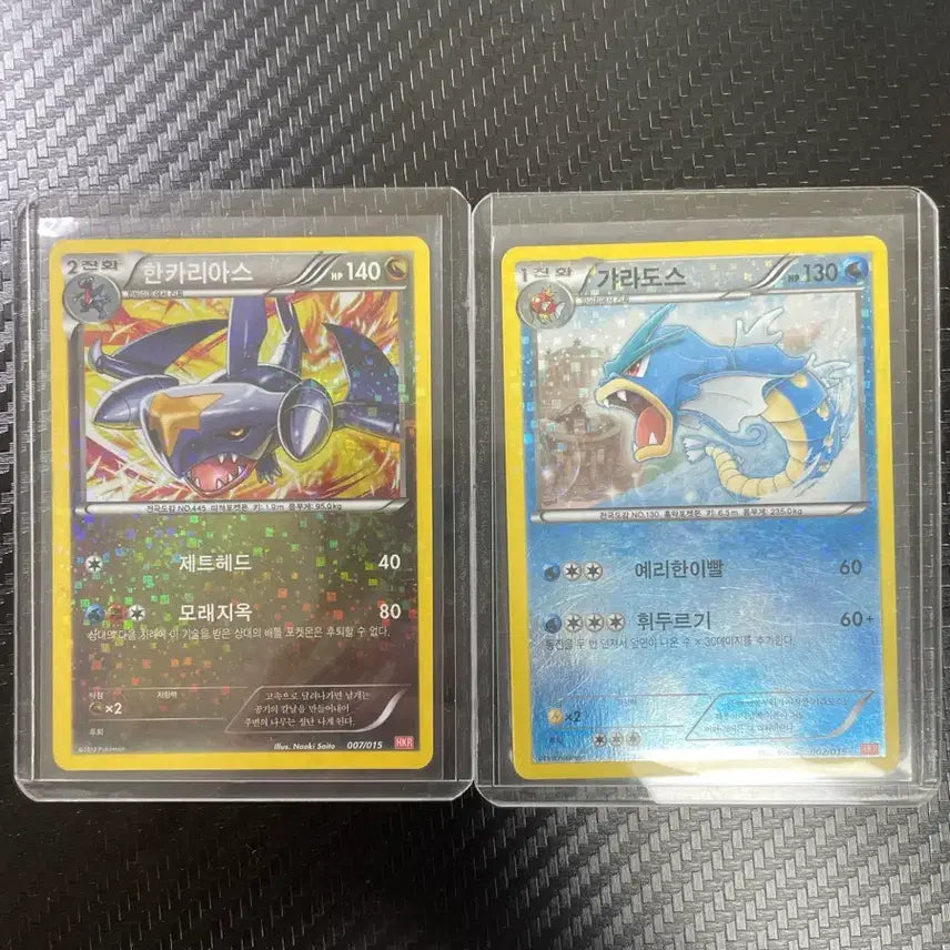 [BUNJANG] 2012 HKR Gyarados &amp; Garchomp Bundle Set / 2012 HKR 갸라도스 한카리아스 일괄 판매