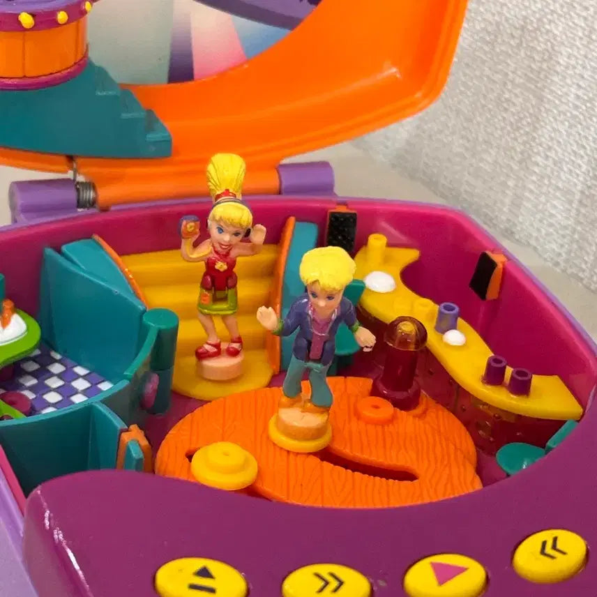 [BUNJANG] Bluebird Toys Polly Pocket CD Player Compact Figure Playset / 고전 폴리포켓 cd플레이어 피규어