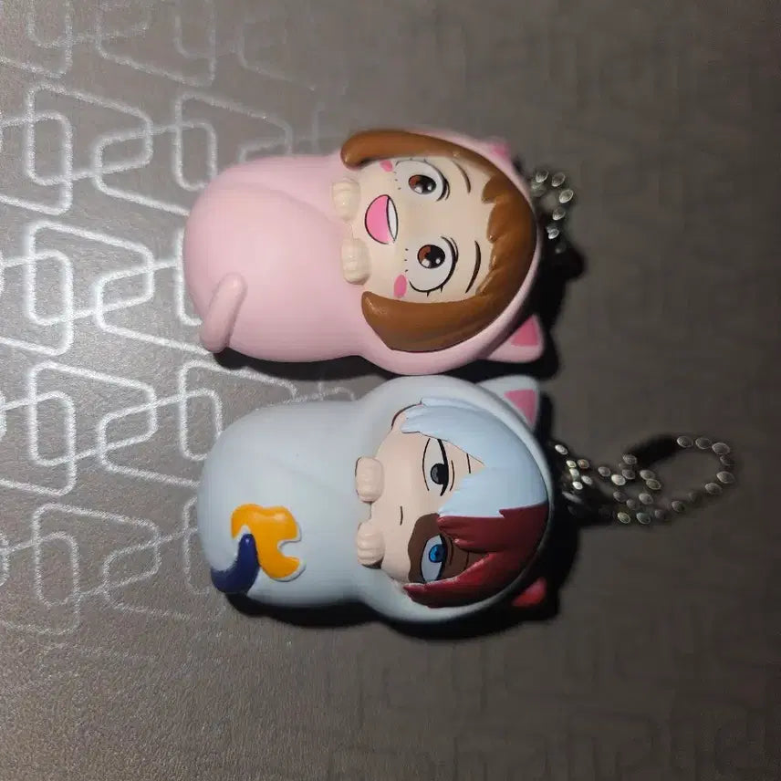 [BUNJANG] Shoto &amp; Ochaco Acrylic Keychain Set / 쇼토,오챠코 키링