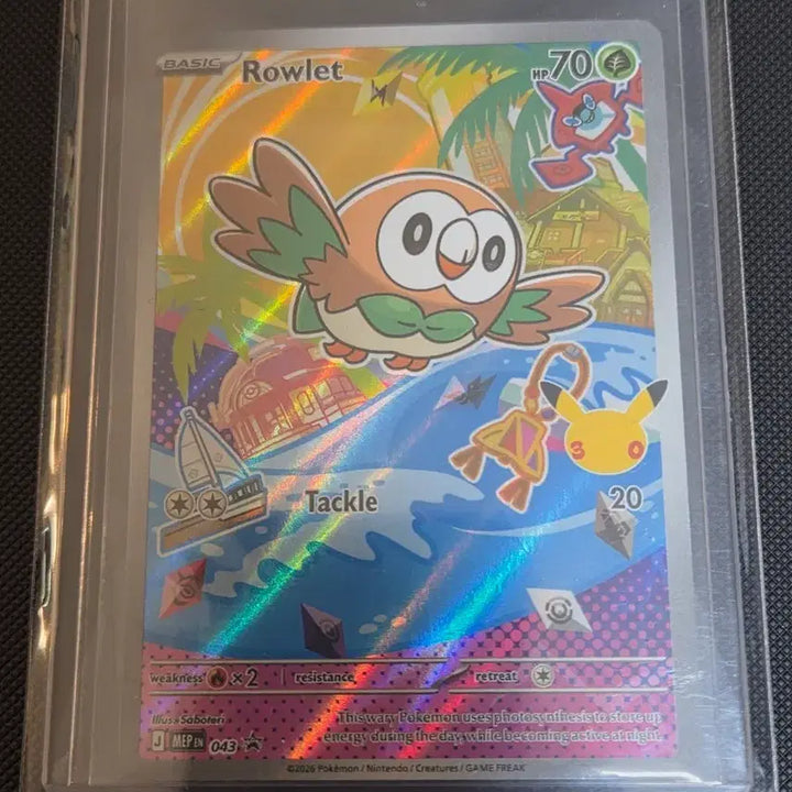 [BUNJANG] Pokemon Card Promo MEP 043 Rowlet North American Edition / 포켓몬 카드  프로모  MEP 043 Rowlet 북미판