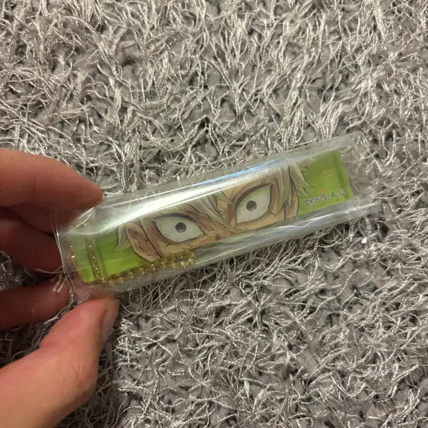 [BUNJANG] Demon Slayer Sanemi Shinazugawa Acrylic Stick Keychain Hashira Exhibition / 귀멸의 칼날 하시라전 사네미 아크릴 스틱 키링