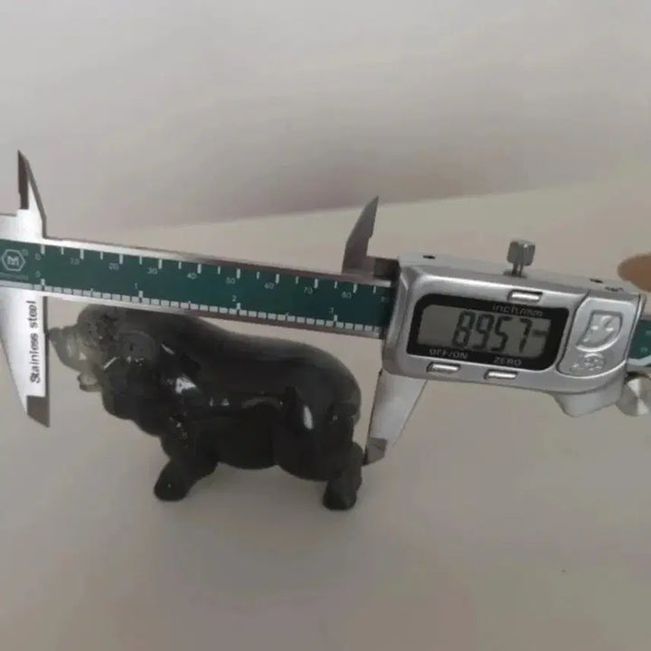 [BUNJANG] Jade Pig Carving Ornament / 고급 옥 돼지 조각 장식품