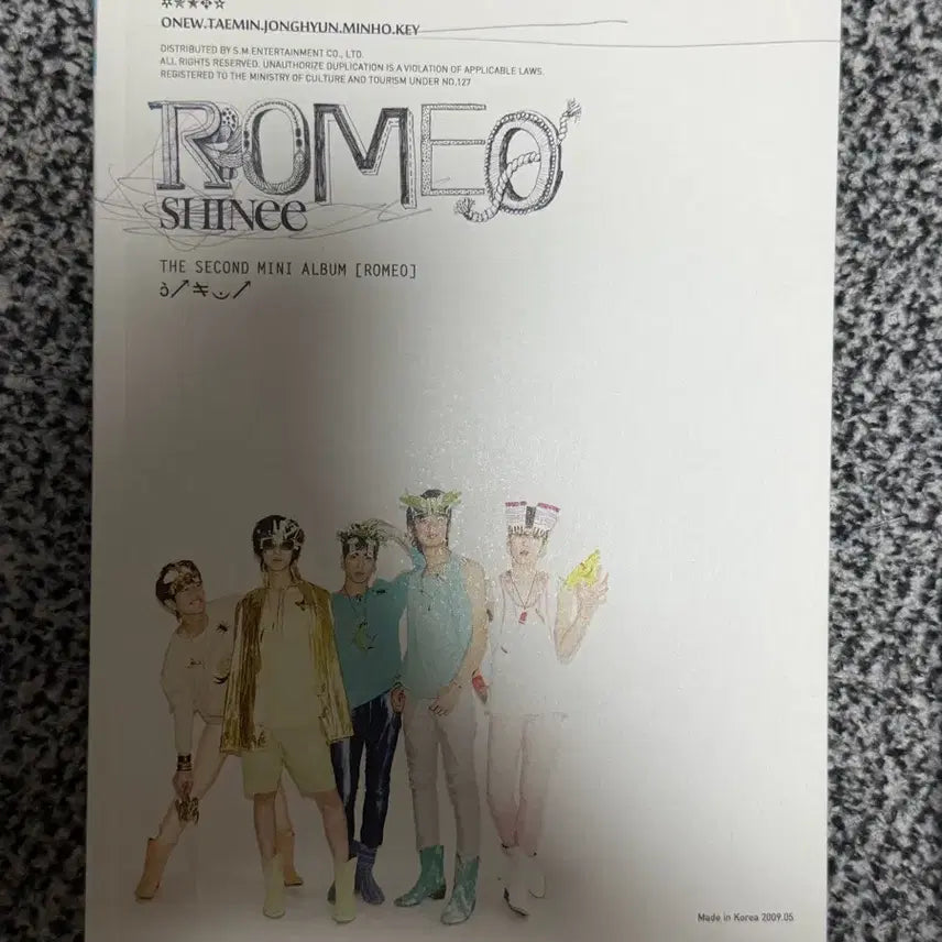 [BUNJANG] SHINee Romeo Album Jonghyun Cover / 샤이니 로미오 앨범 (종현 표지)