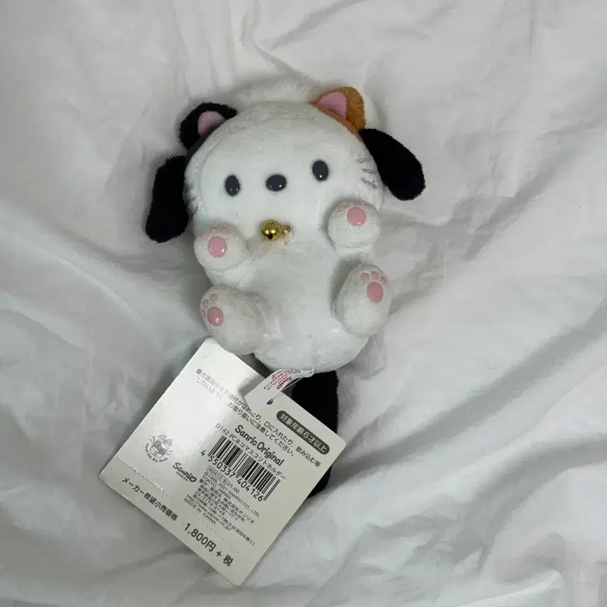 [BUNJANG] Sanrio Pochacco Cat Mascot Plush (Neko Version) / 포차코 네코 고양이 마스코트 인형