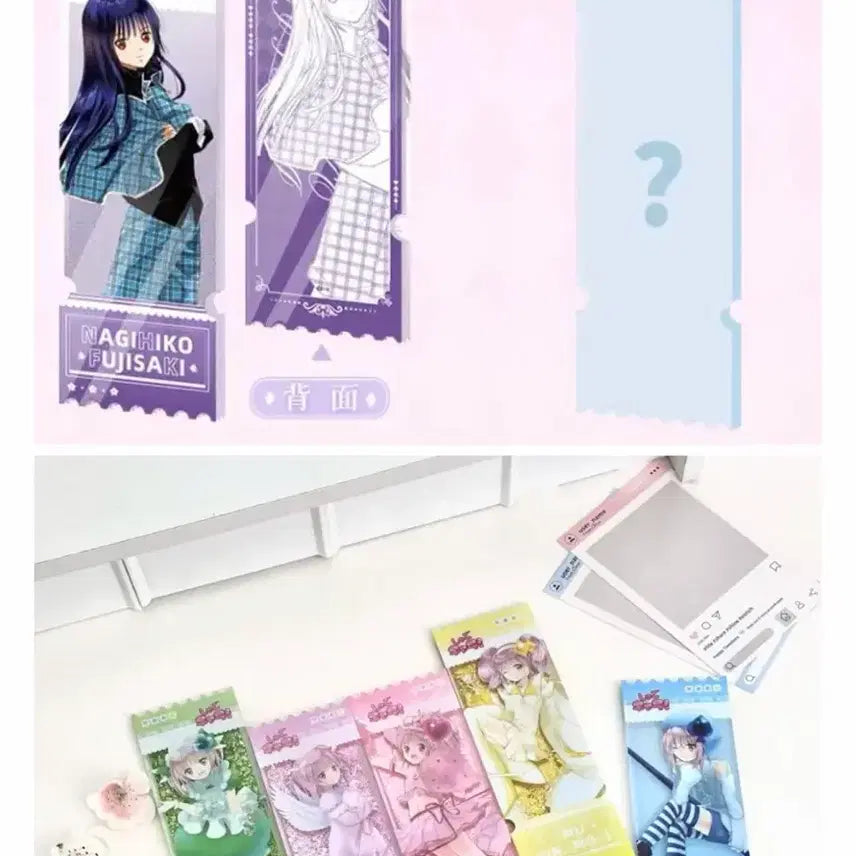 [BUNJANG] Shugo Chara! Ticket-Style Glitter Acrylic Shaker Amulet Fortune / 캐릭캐릭체인지 티켓풍 글리터 아크릴 쉐이커 애뮬릿 포츈 캐캐체