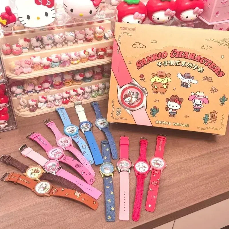 [BUNJANG] Sanrio Cinnamoroll Cowboy Wristwatch / 산리오 카우보이 손목시계 시나모롤