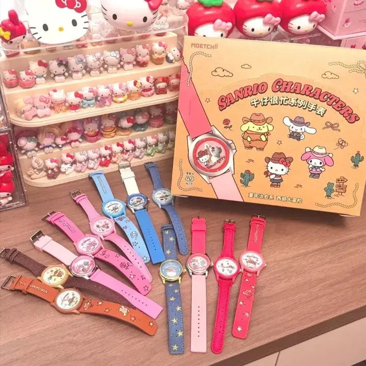 [BUNJANG] Sanrio Cinnamoroll Cowboy Wristwatch / 산리오 카우보이 손목시계 시나모롤