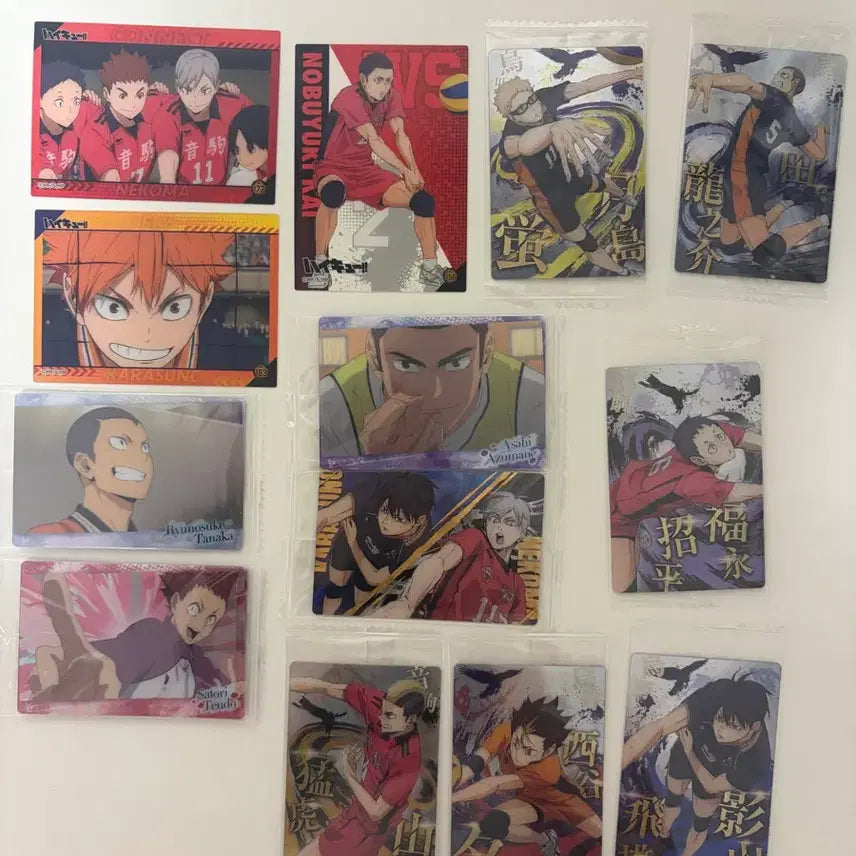 [BUNJANG] Haikyu!! Wafer Card Bundle - Nekoma, Karasuno / 히이큐 웨하스 카드 일괄 네코마 카라스노