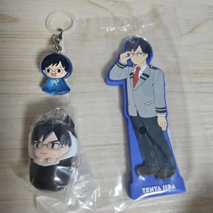 [BUNJANG] My Hero Academia Iida Tenya Bundle Set Acrylic Stand and Keyring / 나히아 이이다 텐야 메지루시등 일괄