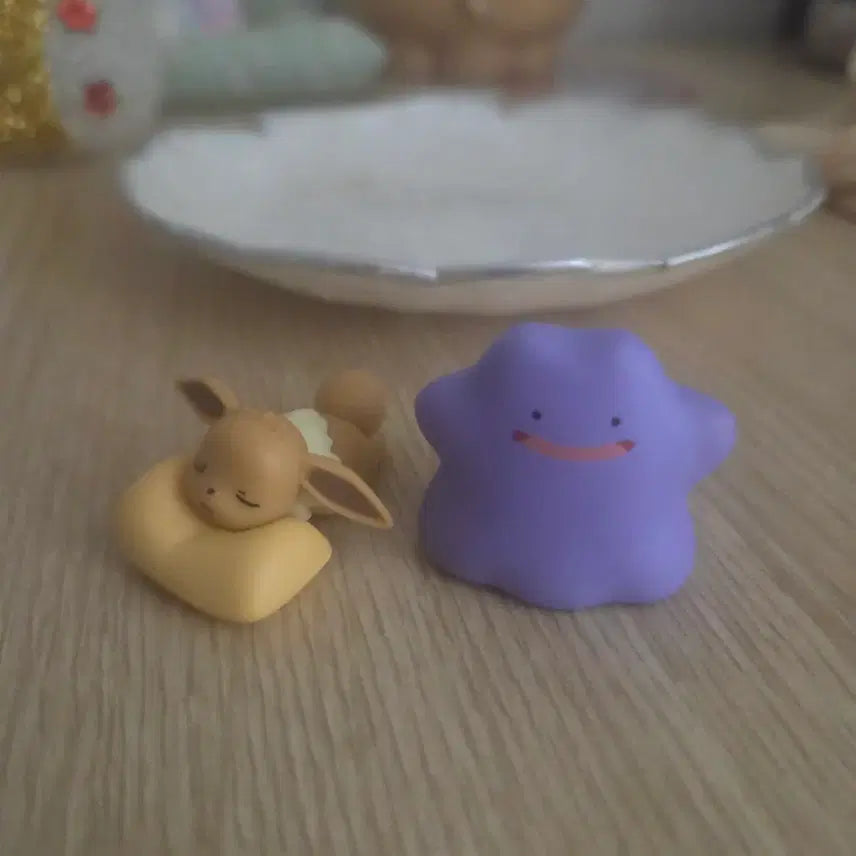 [BUNJANG] Ditto &amp; Eevee Figure Set / 메타몽, 이브이 피규어