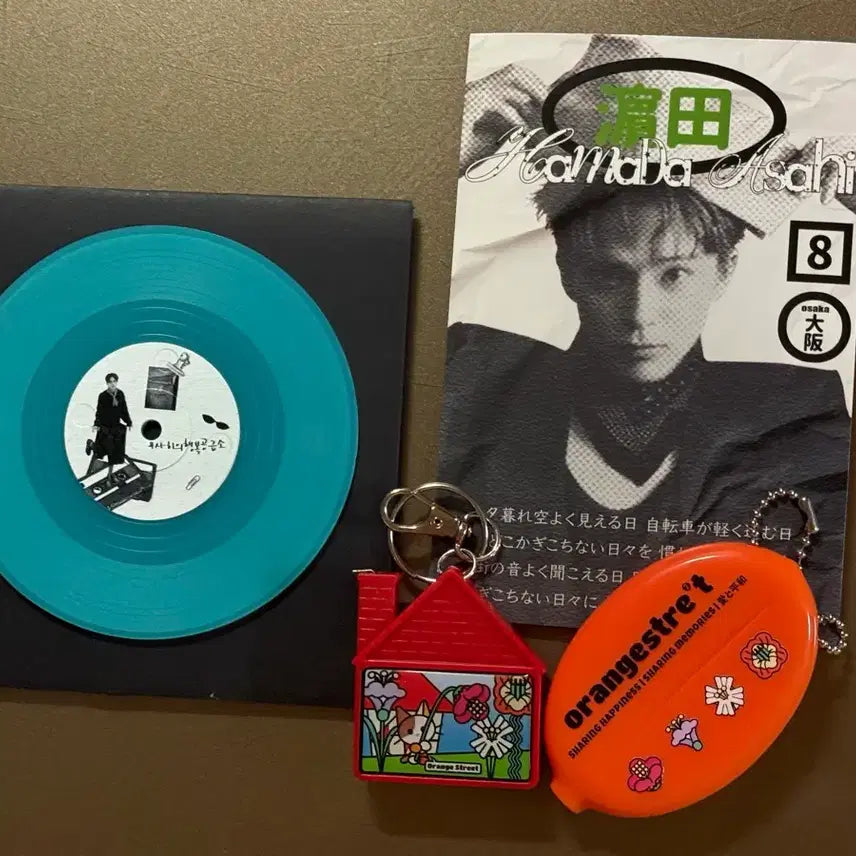 [BUNJANG] TREASURE Asahi Birthday Cafe Goods Orange Street Tape Measure / 트레저 아사히 생일카페 굿즈 오렌지 스트릿 스트리트 줄자 사히의 행복 공급소