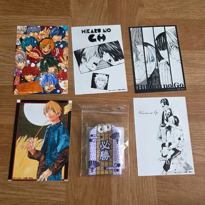 [BUNJANG] Hikaru no Go Original Art Exhibition Goods Bundle Set / (일괄) 히카루의바둑 사이 오마모리 원화전 굿즈 쿠지 엽서 브로마이드