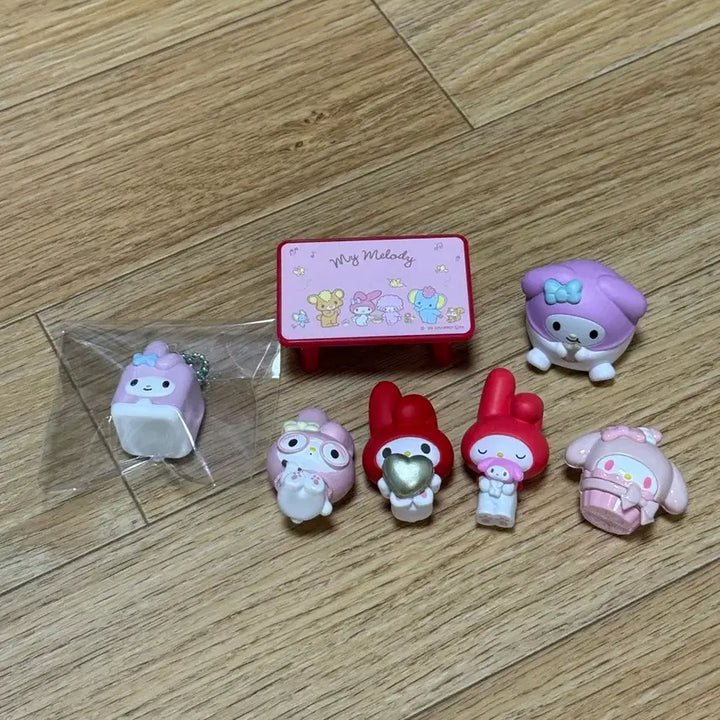 [BUNJANG] Sanrio My Melody Gacha Figure Bundle Set / 산리오 마이멜로디 가챠 일괄판매