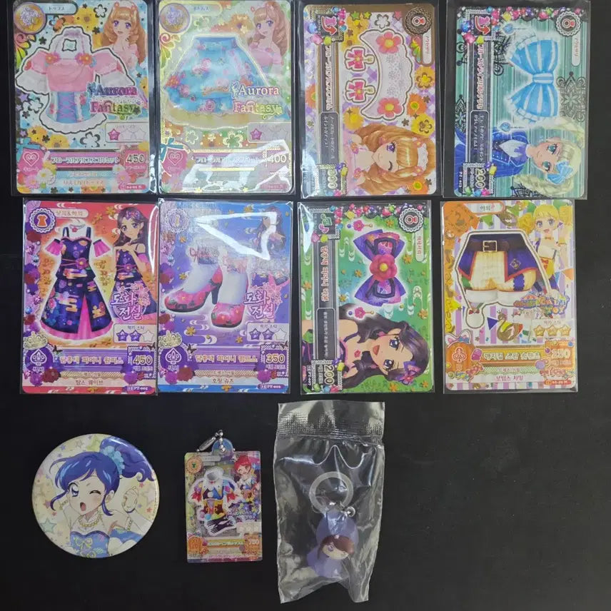 [BUNJANG] Aikatsu! Japanese &amp; Korean Zodiac Pisces "Crimson Peony" Card Set / 오늘만) 아이엠스타 아이카츠 한판 일판 카드 희귀 레어 별자리 담홍색 피어니 조각 세트