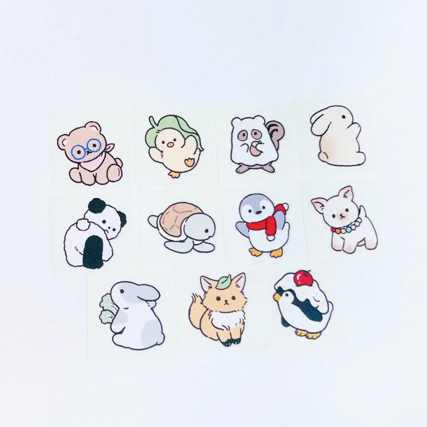 [BUNJANG] Yubora Animal Sticker Bundle / 유보라님 동물 띠부씰 일괄 양도 굿즈 문구 팬시