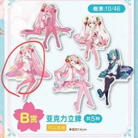 [BUNJANG] FURYU Hatsune Miku Sakura Acrylic Stand B Prize / 후류 하츠네 미쿠 아크릴 스탠드 B상 내수용 중국 쿠지 사쿠라 이치방쿠지 제일복권