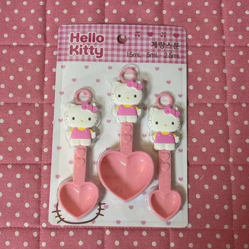 [BUNJANG] Classic Kitty Measuring Spoons / 고전키티 계량스푼