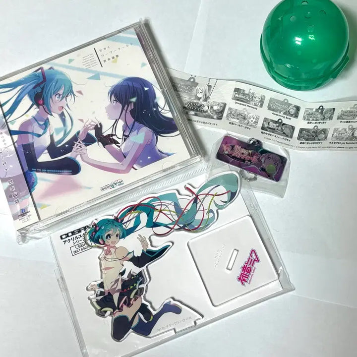 [BUNJANG] Hatsune Miku Project Sekai Album, Acrylic Stand, and Metal Banner Keychain / 프세카 앨범 + 하츠네 미쿠 아크릴스탠드 + 프세카 메탈 베너 키체인 가챠