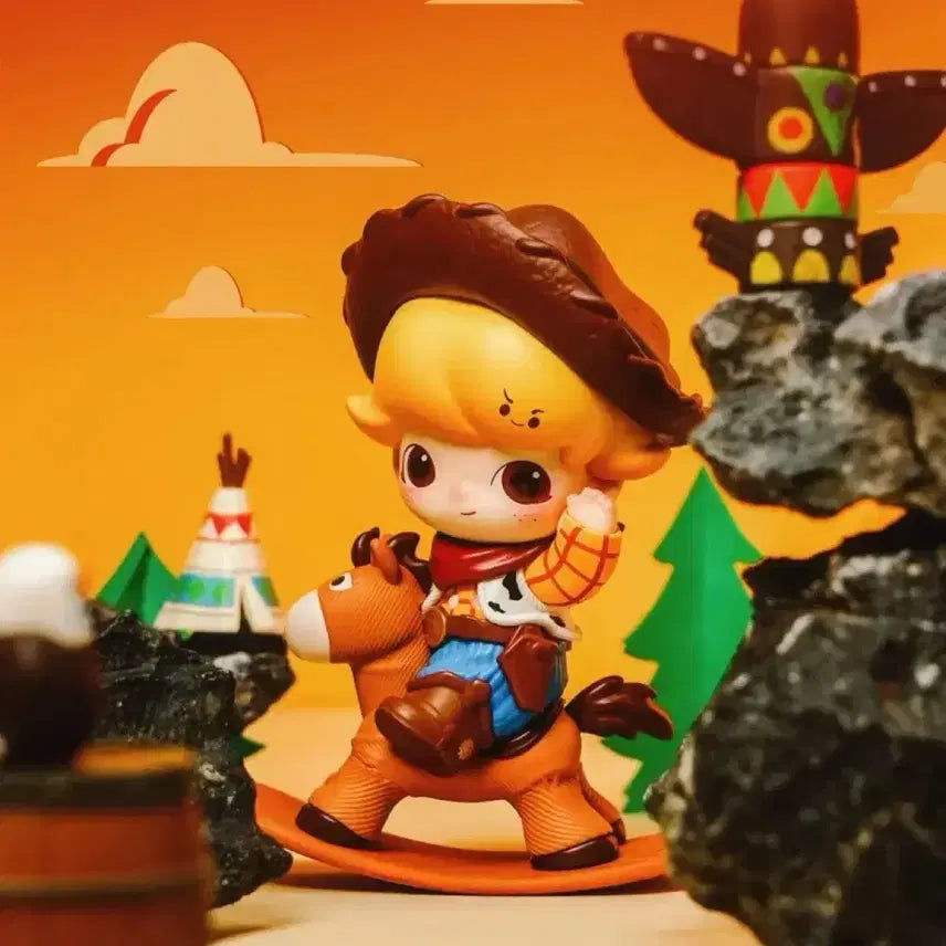 [BUNJANG] Pop Mart DIMOO World x Pixar Series DIMOO as Woody / 팝마트 디무 월드 X 픽사 시리즈DIMOO as WOODY