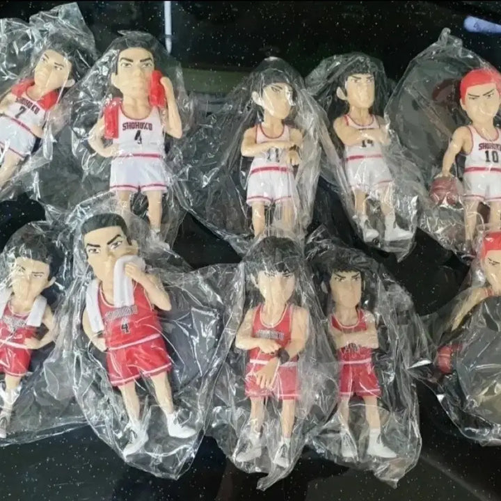 [BUNJANG] Slam Dunk Buksan Team 10-Piece Figure Set (Home &amp; Away) / 슬램덩크 피규어 미개봉 북산팀 홈 어웨이 10종 일괄 세트로 판매합니다.
