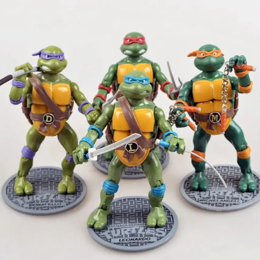 [BUNJANG] Ninja Turtles Unsealed Figure 4-Set Bundle / 닌자거북이 미개봉 피규어 4종세트로 일괄판매합니다~