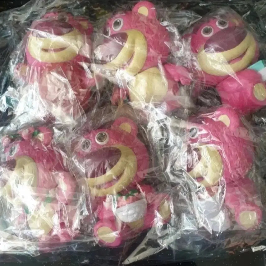 [BUNJANG] Toy Story Lotso Bear Figure Set (6 Types, Unsealed) / 토이스토리 랏소베어 피규어 미개봉 6종 세트로 일괄 판매합니다.