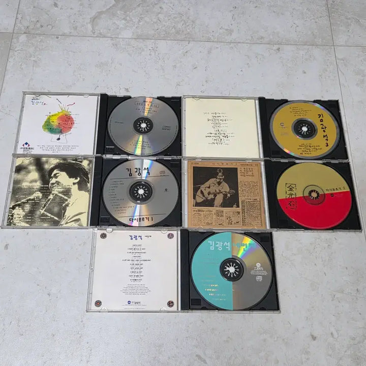 [BUNJANG] Kim Kwang-seok CD Album First Press Edition - 5 Disc Set / 김광석 CD 초판 앨범 5장 모음