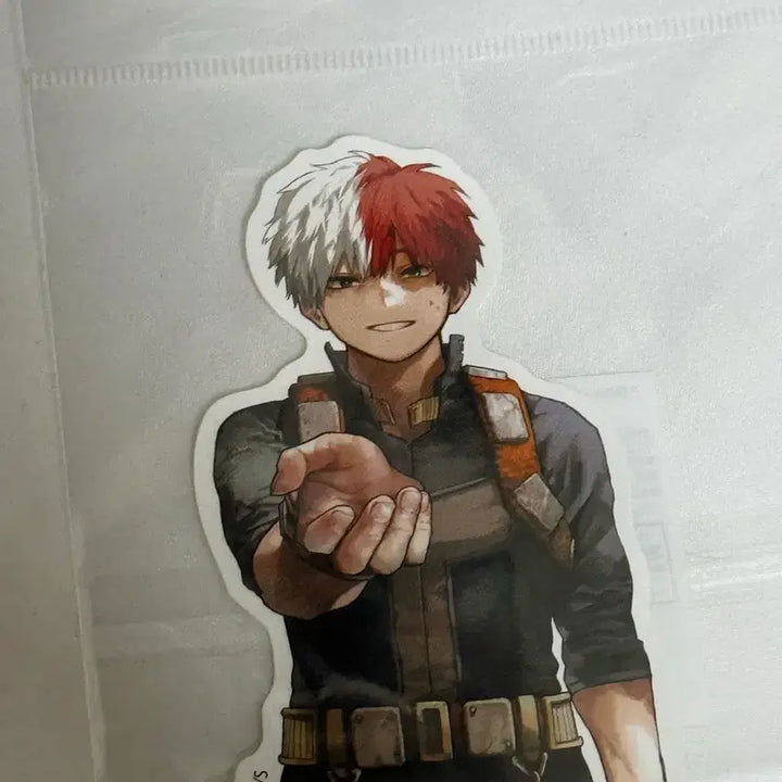 [BUNJANG] Todoroki Die-cut Sticker - My Hero Academia Jump Shop Goods / 토도로키 다이컷 스티커 굿즈 히로아카 나히아 점프샵