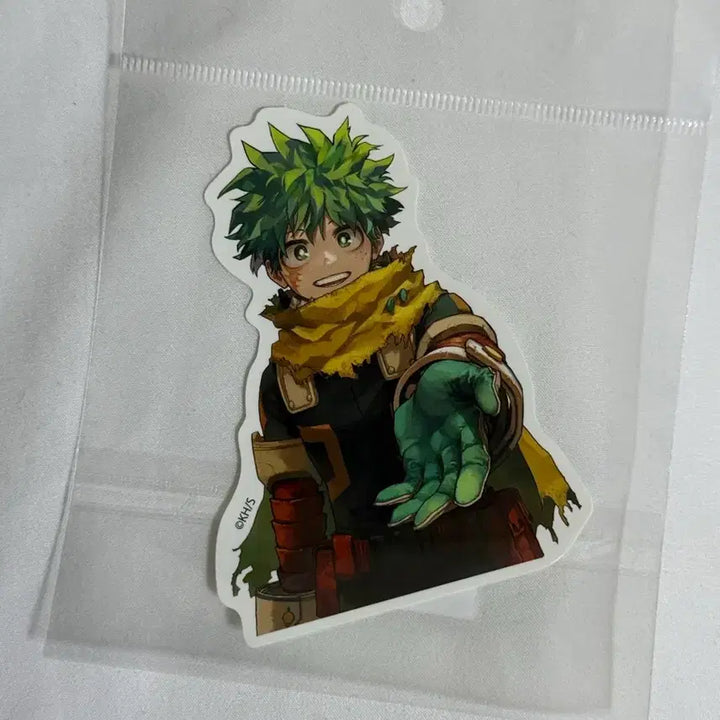 [BUNJANG] Midoriya Izuku Die-cut Sticker - My Hero Academia Jump Shop Goods / 미도리야  다이컷 스티커 굿즈 히로아카 나히아 점프샵