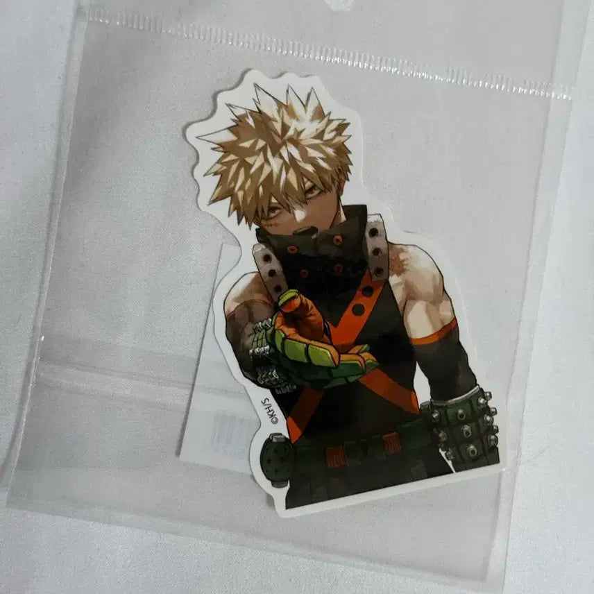 [BUNJANG] My Hero Academia Katsuki Bakugo Die-cut Sticker Jump Shop Exclusive / 바쿠고 다이컷 스티커 굿즈 히로아카 나히아 점프샵
