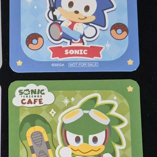 [BUNJANG] Sonic the Hedgehog &amp; Jet the Hawk Coaster Set / 소닉 소닉프렌즈 카페 소닉 + 제트 코스터 양도판매