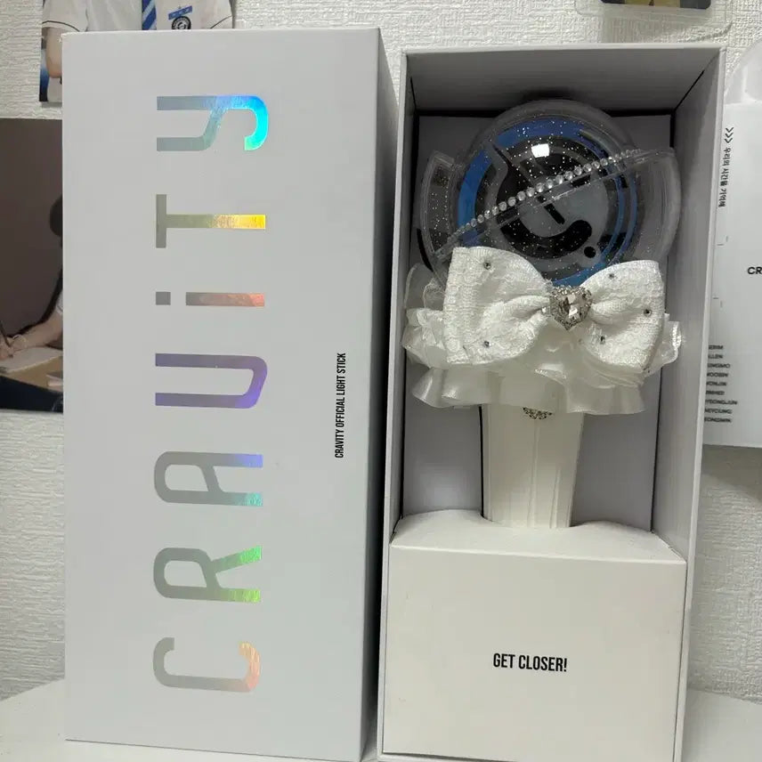 [BUNJANG] CRAVITY Lumina Bong Custom Ribbon &amp; Lace Edition / 크래비티 응원봉 리멤봉