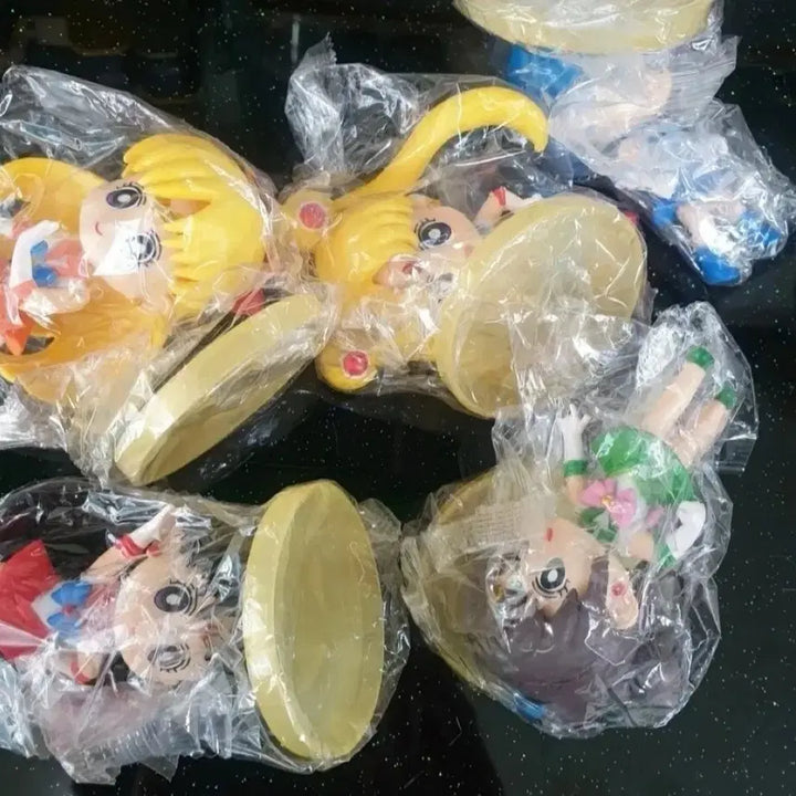 [BUNJANG] Sailor Moon 5-Piece Figure Set (Sealed) / 세일러문 피규어 미개봉 5종 세트로 일괄 판매합니다.