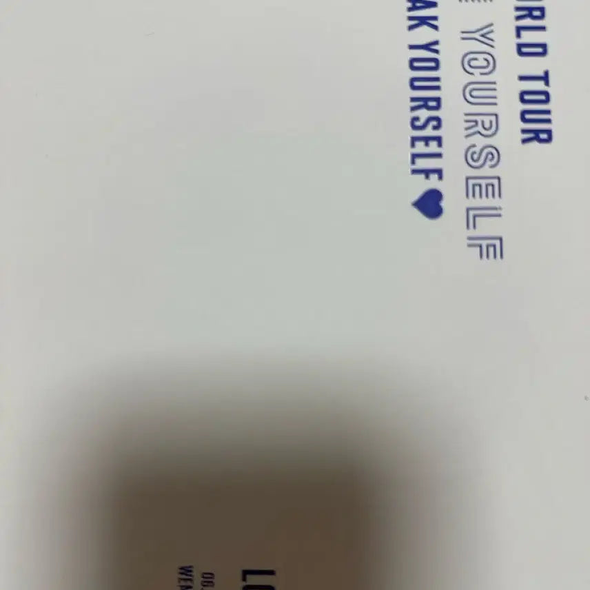 [BUNJANG] BTS World Tour London Blu-ray / 방탄소년단 월드투어 런던 블루레이 급처