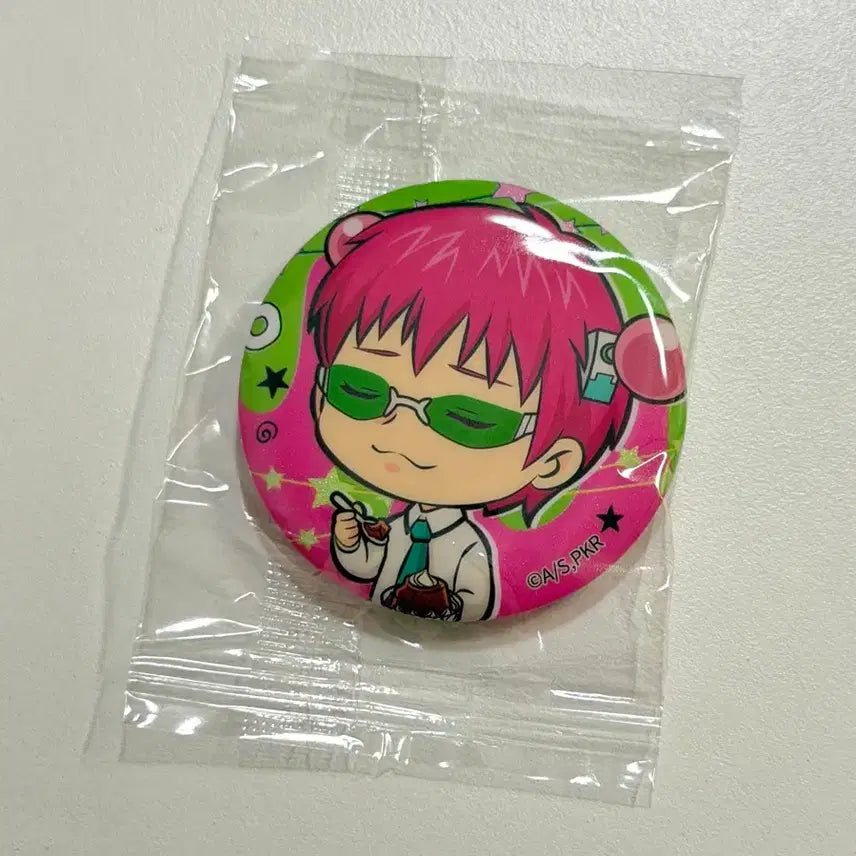 [BUNJANG] The Disastrous Life of Saiki K. Sealed Can Badge / 미개봉) 사이키쿠스오 캔뱃지
