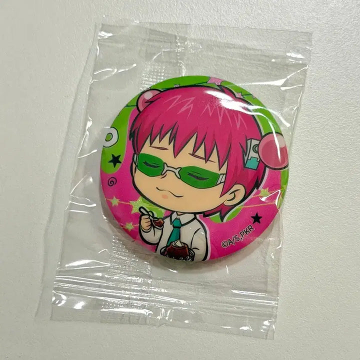 [BUNJANG] The Disastrous Life of Saiki K. Sealed Can Badge / 미개봉) 사이키쿠스오 캔뱃지