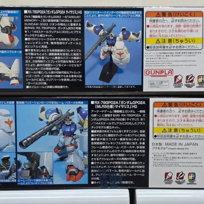 [BUNJANG] Bandai HGUC Gundam GP02 Physalis + MLRS Specification Model Kit / 반다이 HGUC 건담 GP02 사이살리스 +MLRS 사양 팝니다