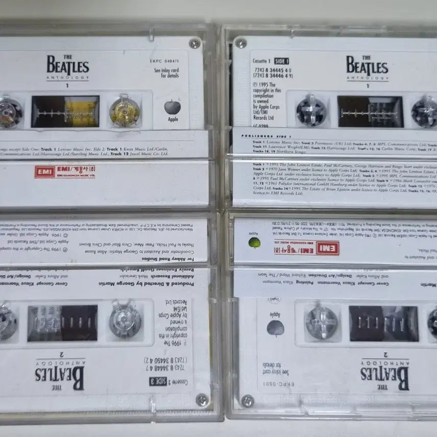 [BUNJANG] The Beatles Anthology 4-Tape Cassette Tape (Unsealed) / 비틀즈 - 앤솔로지 / 4TAPE (개봉 카세트테이프)