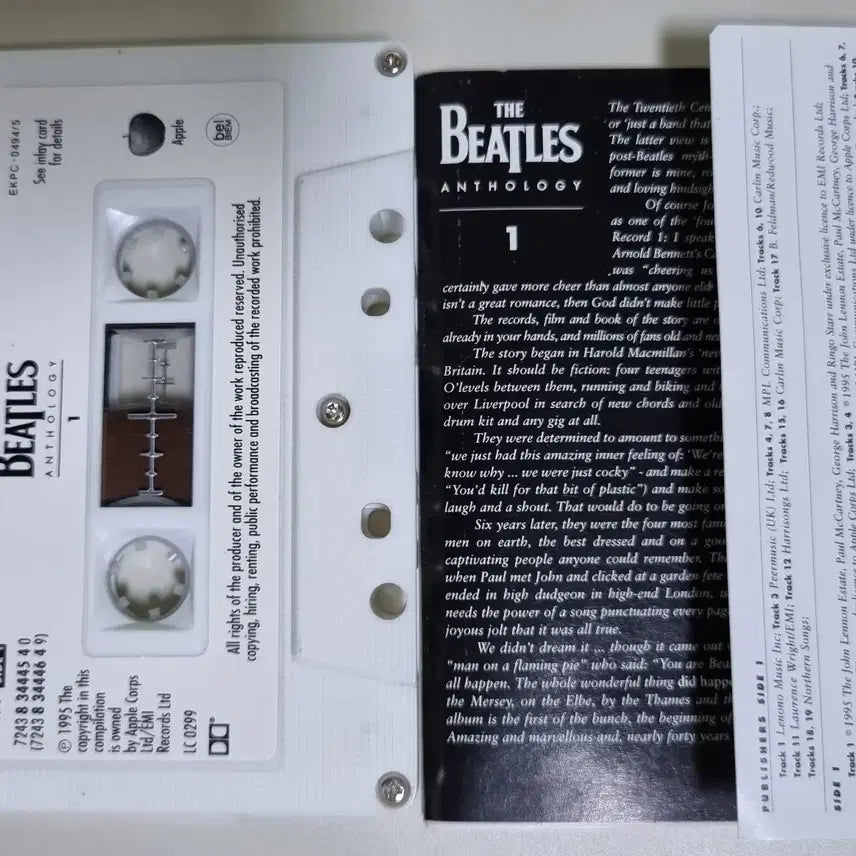 [BUNJANG] The Beatles Anthology 4-Tape Cassette Tape (Unsealed) / 비틀즈 - 앤솔로지 / 4TAPE (개봉 카세트테이프)