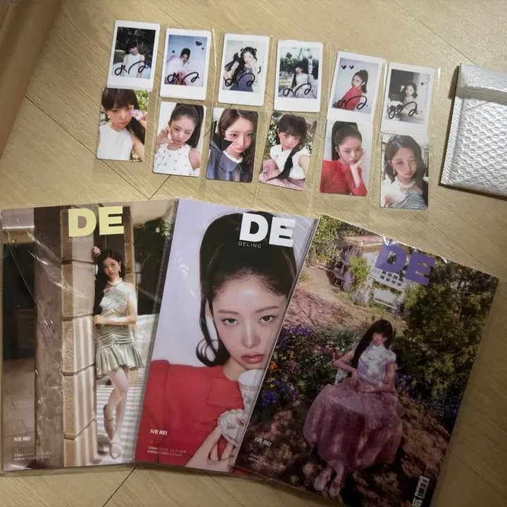 [BUNJANG] IVE REI DELING Magazine May 2026 Cover Set (A/B/C Editions, 2 Posters, 12 Photocards) / D형] DELING 중국 2026년 05월호 : 아이브 레이 (IVE REI) 커버 (A형 잡지+B형 잡지+C형 잡지+카드 12장+포스터 2장)