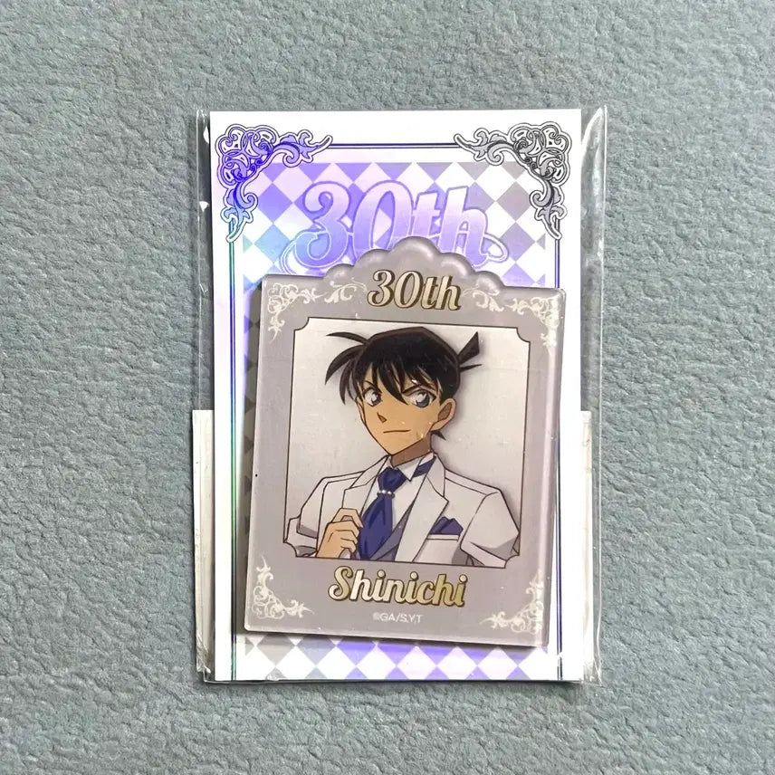 [BUNJANG] Detective Conan Shinichi Kudo Acrylic Magnet + Photocard Set / 명탐정 코난)남도일 아크릴 마그넷+포토카드 세트